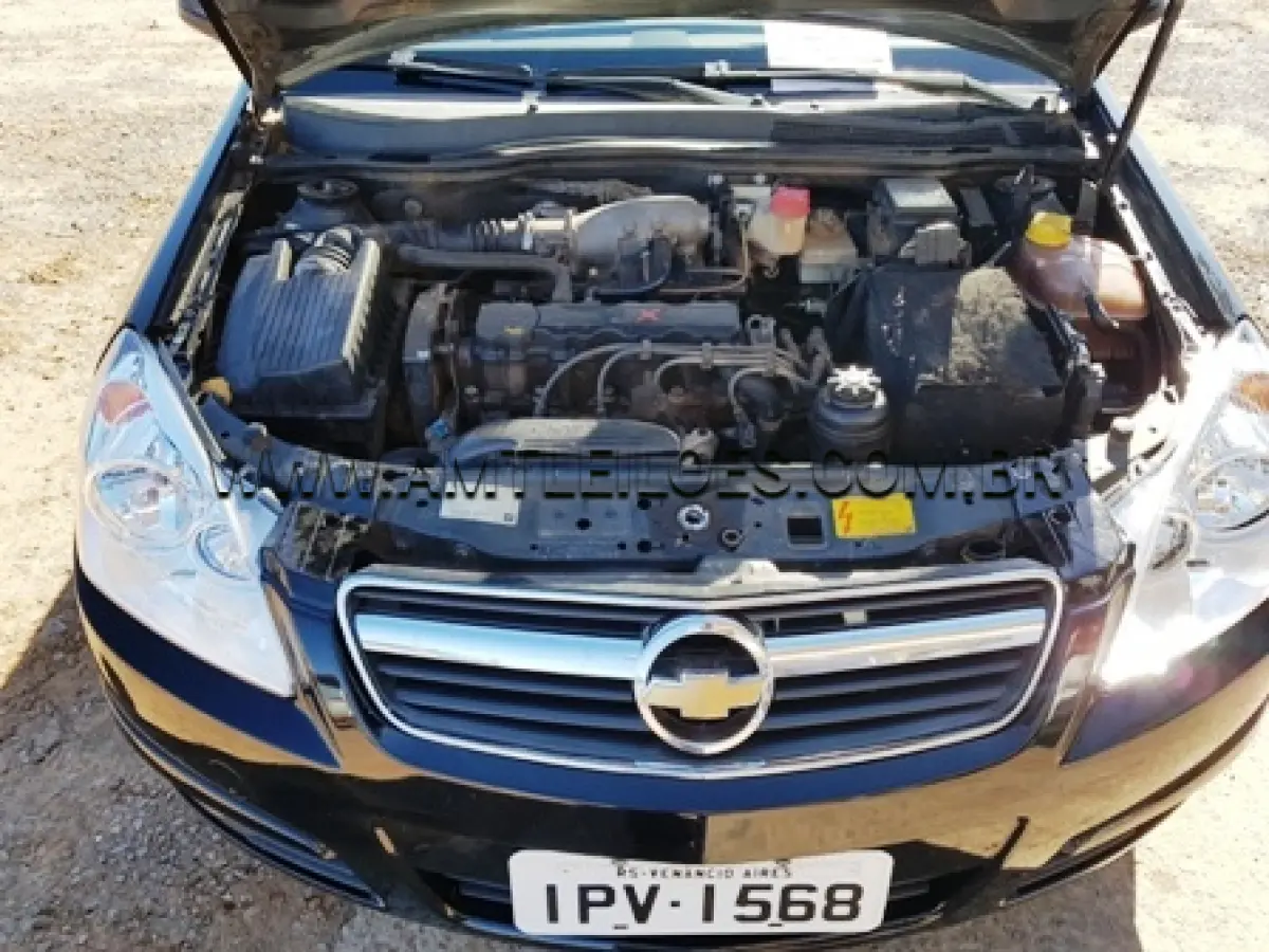 LOTE 019 - Automóvel Vectra, Marca GM, modelo Sedan Elite, ano de fabricação 2008, modelo 2009, chassi nº 9BGAC69W09B221924, cor preta, Placa IPV 1568