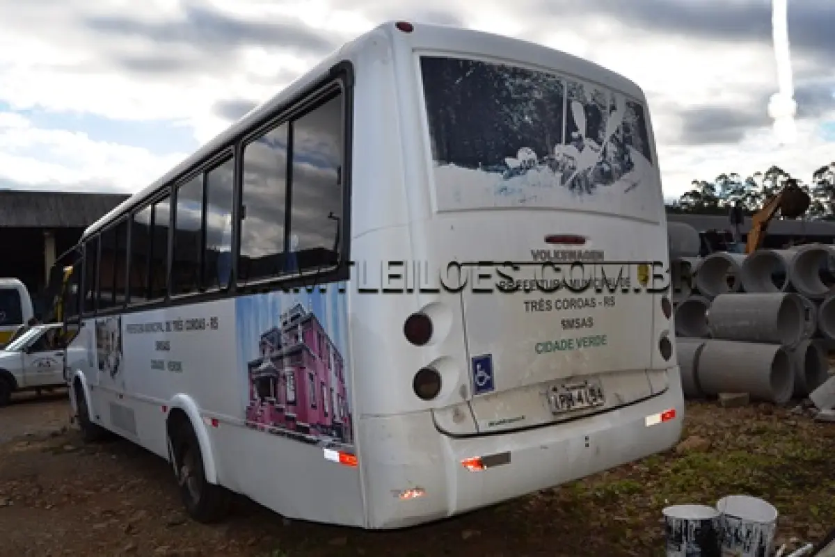 LOTE 009 - MICRO -ÔNIBUS  VW/9150  UNISAUDE ATHENAS PLACA: INW 3561 ANO/MOD: 2008/2009