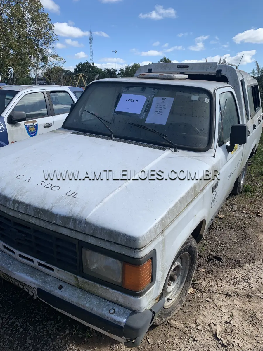 LOTE 005 - MARCA/MODELO: GM/ D20 CUSTOM, PLACA: IHI 3222 CHASSI: 9BG244QNJHC010777, FABRICAÇÃO/MODELO: 1988, COMBUSTÍVEL: DIESEL