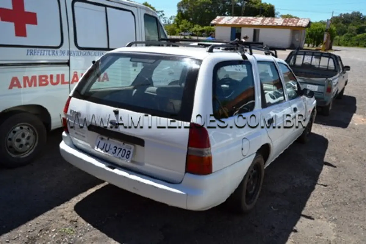 LOTE 012 - FORD/ESCORT GL 1.6F, ANO: 2000, COR BRANCA, GASOLINA, PLACA: IJU 3708