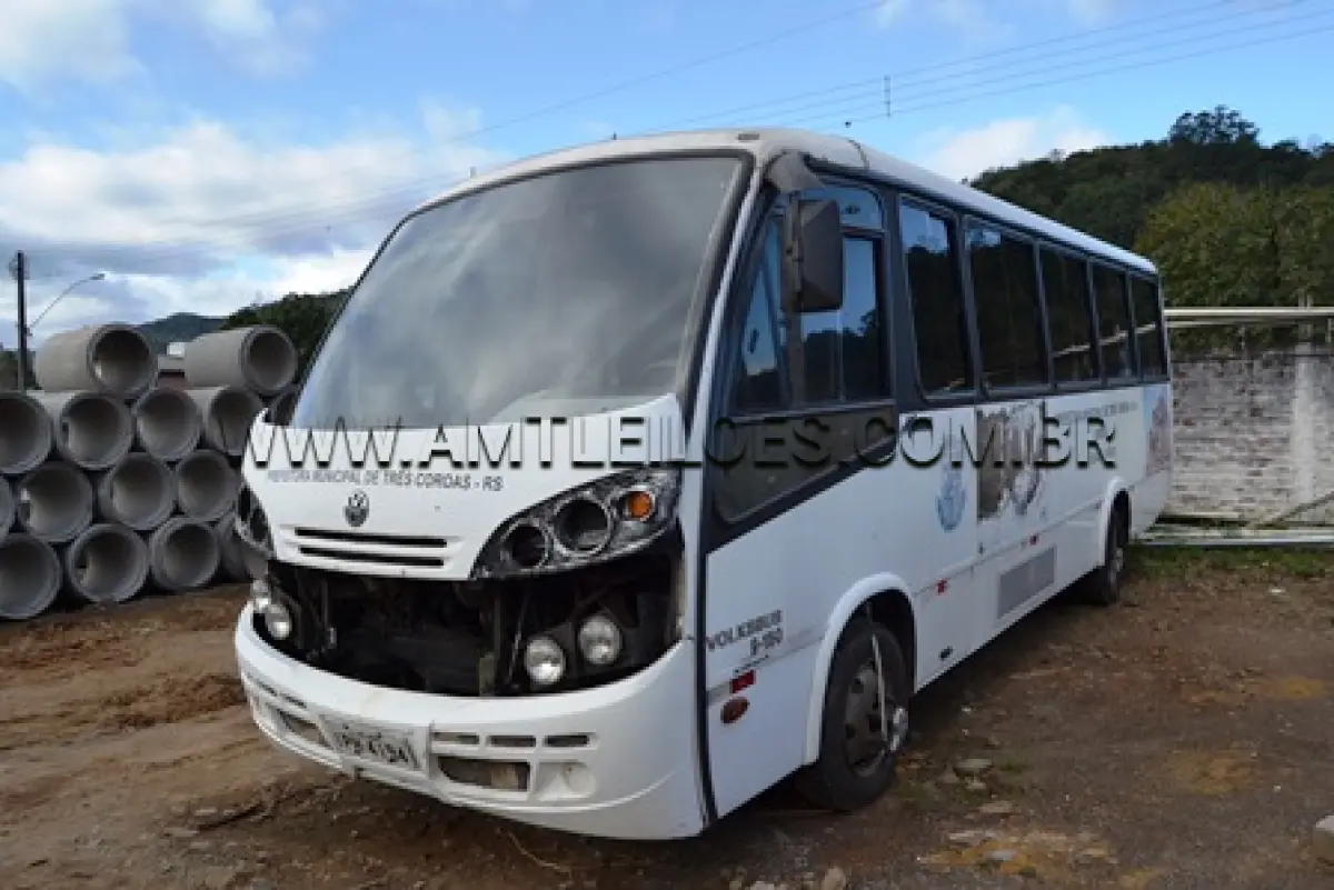 LOTE 009 - MICRO -ÔNIBUS  VW/9150  UNISAUDE ATHENAS PLACA: INW 3561 ANO/MOD: 2008/2009