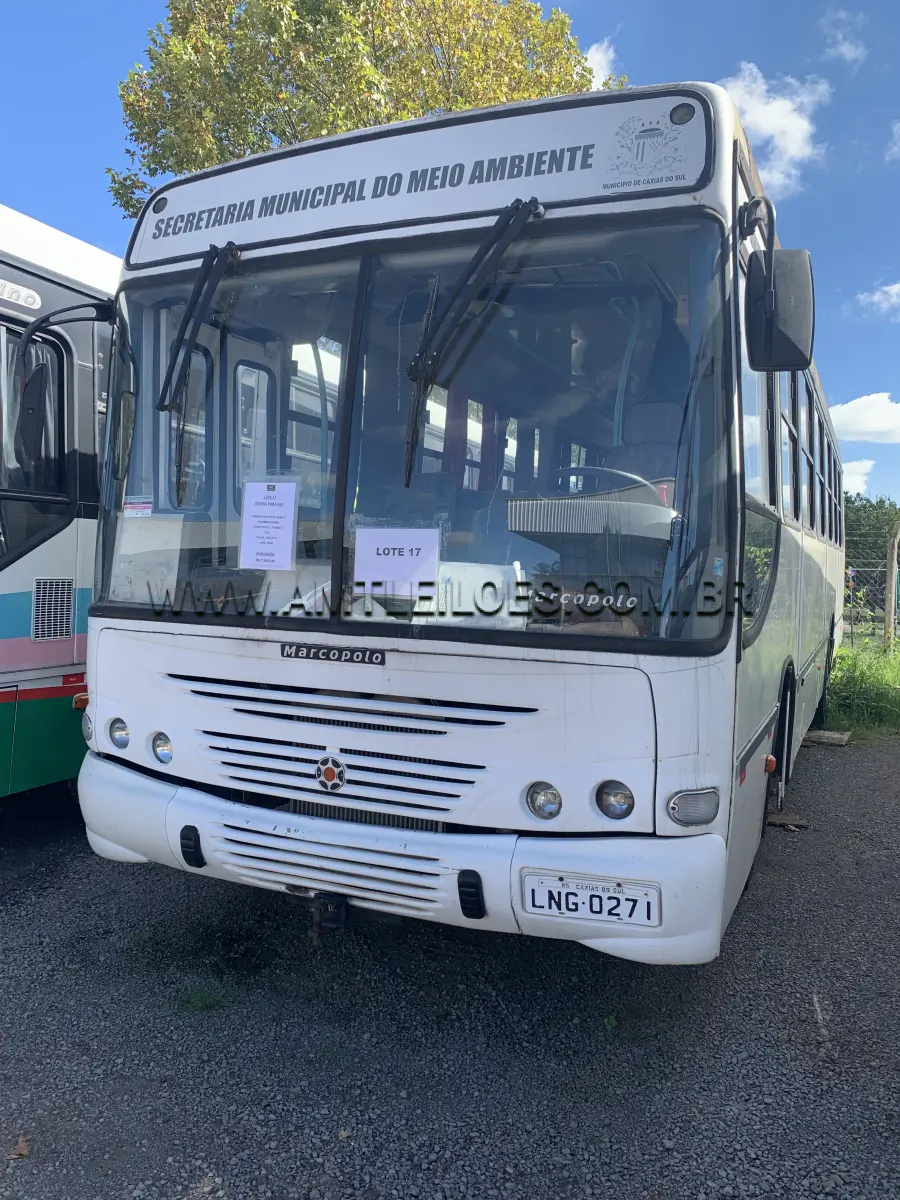 LOTE 017 - ÔNIBUS PARA 45 P., CHASSIS MERCEDES-BENZ E ENCARROÇADORA MARCOPOLO/ MODELO TORINO GVU, PLACA: LNG 0271, ANO: 2000, CHASSI: 9BM384067YB239262
