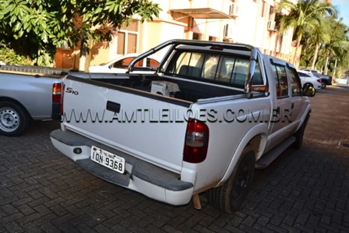 LOTE 010 - GM-CHEVROLET/CAMIONETE S10 ADVANTAGE – CABINE DUPLA, PLACA: ION 9368 ANO/MOD: 2008