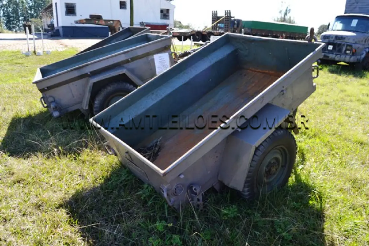 LOTE 060 - REBOQUE, VTNE CARGA ANFÍBIA/ MARCA SANVAS, MODELO MK 250W, ¼ Ton, 2 RODAS ANO: 1974 CHASSI: 072075