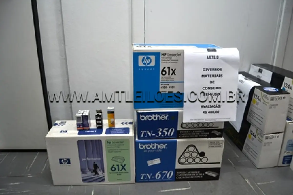 LOTE 008 - DIVERSOS MATERIAIS DE CONSUMO SEM USO - IPAM PREVIDÊNCIA