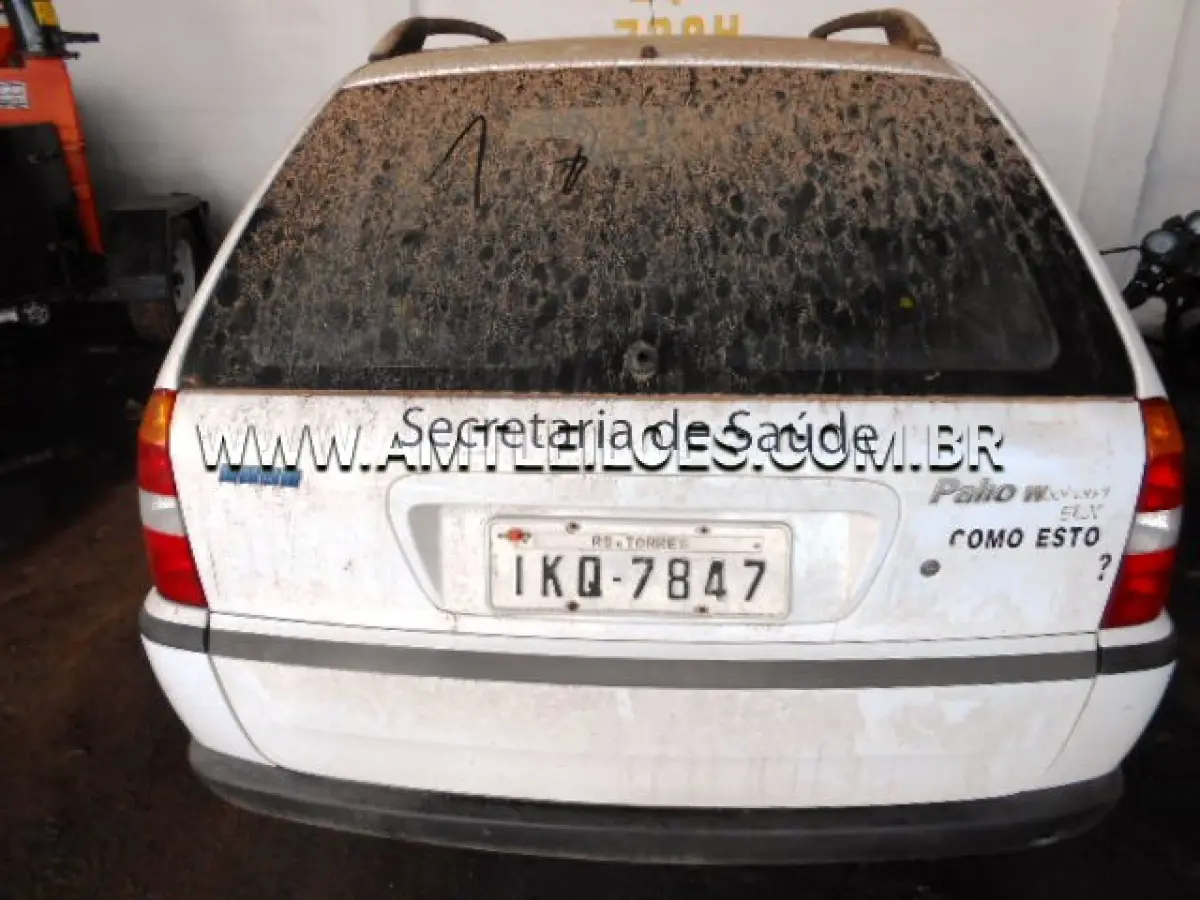 LOTE 025 - MARCA/MODELO: FIAT/PALIO WEEKEND ELX; ANO/MODELO: 2002