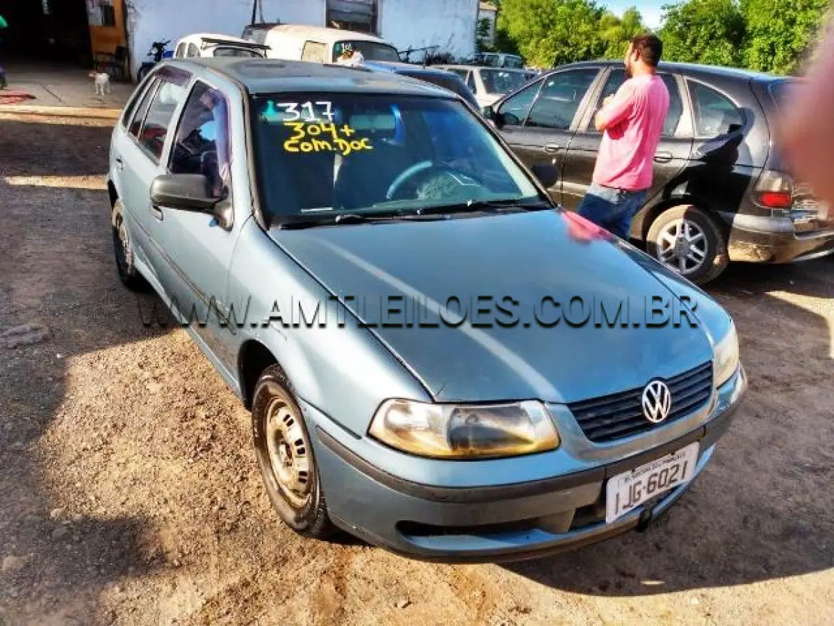 LOTE 304 - VW/GOL 16V, PLACA: IJG6021, ANO: 1999/2000