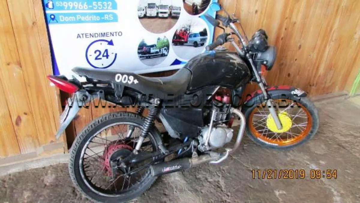 LOTE 009 - MARCA/MODELO: HONDA/CG 125 FAN KS; ANO: 2010/2010