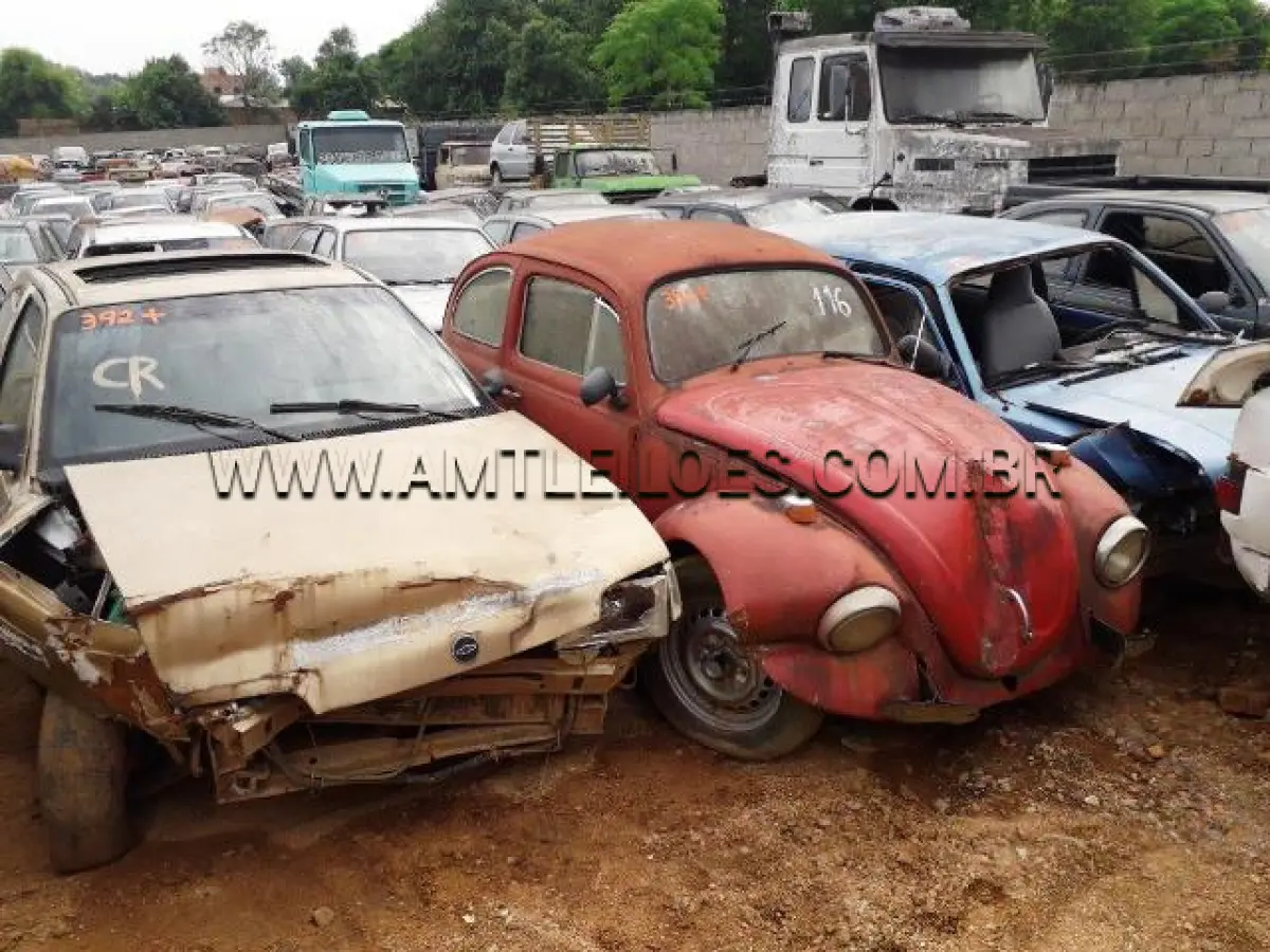 LOTE 392 - SUCATAS: FORD/CORCEL, ANO: 1979/1980, PLACA: IIR6572; FIAT/UNO S (+), ANO: 1988/1988, PLACA: AAT9805; VW/FUSCA 1500 (+), ANO: 1972/1972, PLACA: IDN2252; GM/KADETT SL (+), ANO: 1990/1991, PLACA: IEE0564; GM/CHEVETTE MARAJO (+), ANO: 1985/1986, PLACA: IDB1915; GM/KADETT SL, ANO: 1990/1990, PLACA: IAZ3960; VW/GOL 1.0 (+), ANO: 2008/2008, PLACA: IOO7933
