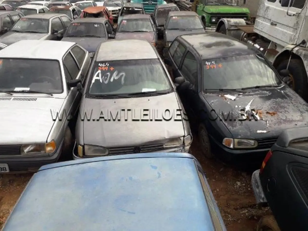 LOTE 399 - SUCATAS: FIAT/UNO CS (+), ANO: 1991/1991, PLACA: BEN1001; VW/GOL 16V (+), ANO: 1998/1999, PLACA: IIE8674; VW/PARATI CL 1.6 MI (+), ANO: 1997/1997, PLACA: BXN3996; GM/KADETT TURIM (+), ANO: 1990/1991, PLACA: IEE8686; VW/GOL CL, ANO: 1992/1992, PLACA: IAQ3098; FIAT/UNO MILLE IE (+); ANO: 1995/1996, PLACA: IDU2162, FIAT/UNO S (+), ANO: 1990/1990, PLACA: IBY5661