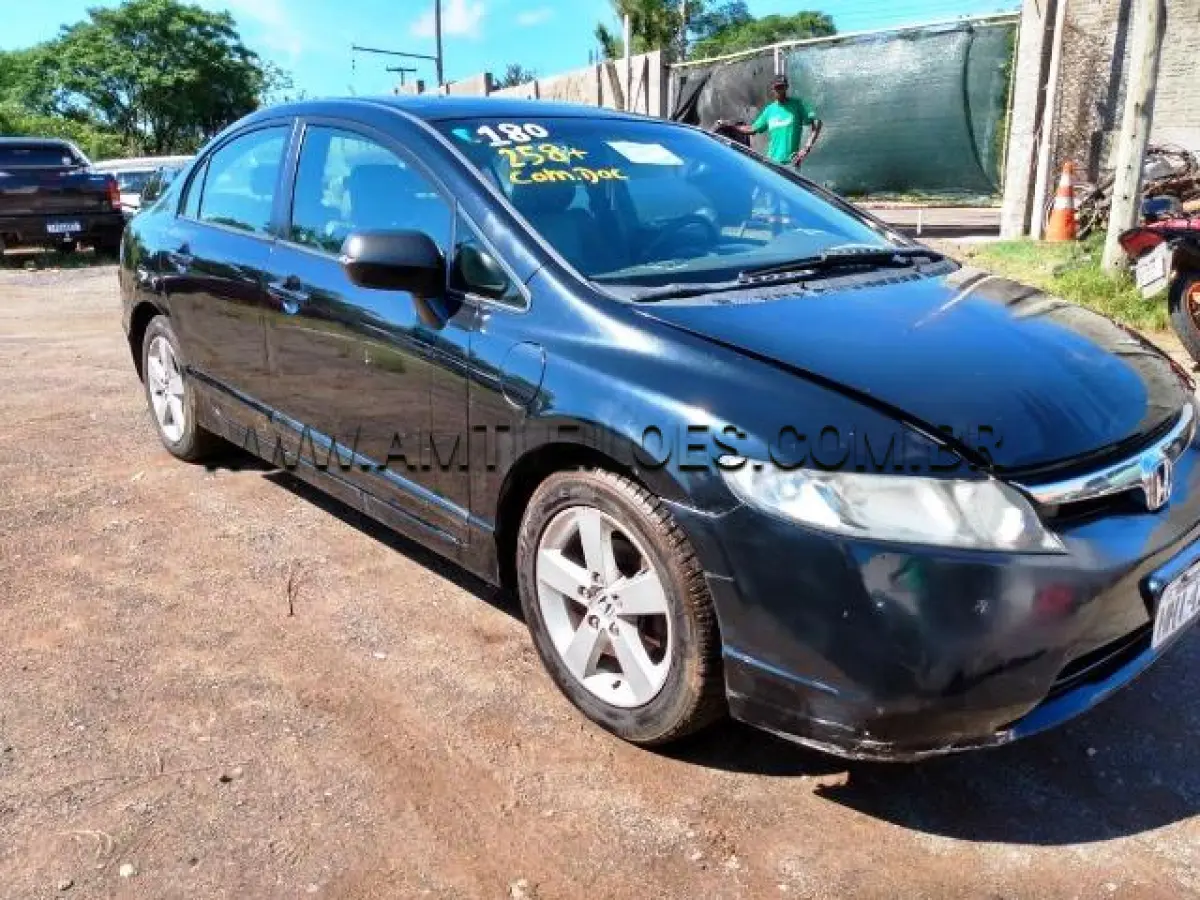 LOTE 258 - HONDA/CIVIC LXS FLEX, PLACA: HHI1975, ANO: 2008/2008