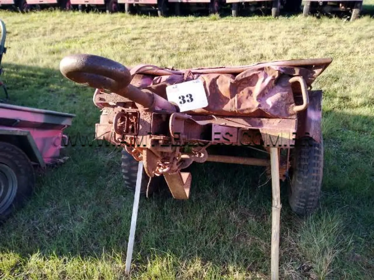 LOTE 033 - REBOQUE, MARCA SANVAS / MODELO MK 250W, 
¼ Ton, 2 Rodas ; ANO: 1974 ; CHASSI: 00875