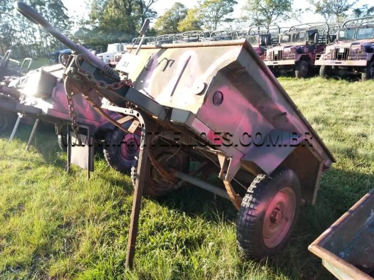 LOTE 031 - REBOQUE, MARCA SANVAS / MODELO MK 250W, 
¼ Ton, 2 Rodas ; ANO: 1974 ; CHASSI: 05775