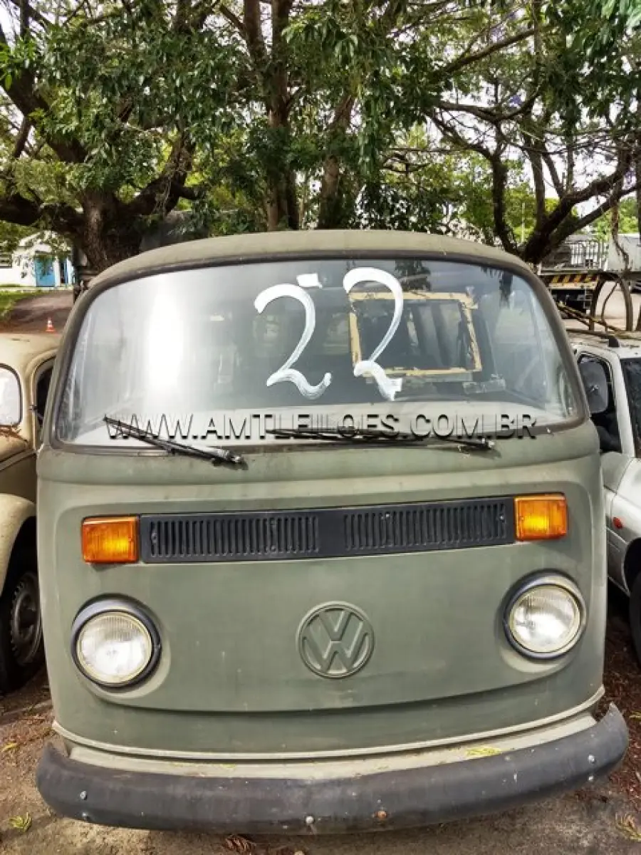 LOTE 022 - VW KOMBI 1600 9PSG 4X2, ANO 1995 – PLACA: IER 5160