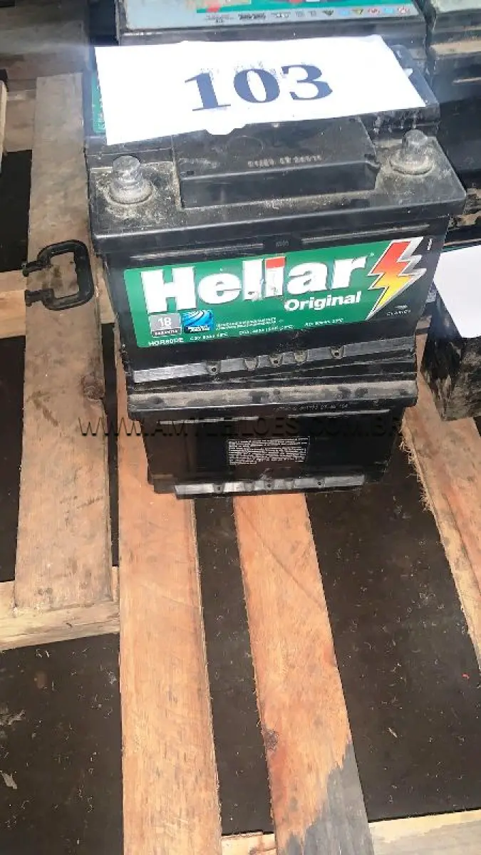 LOTE 103 - MARCA/MODELO: 02 BATERIAS 60AH 12V