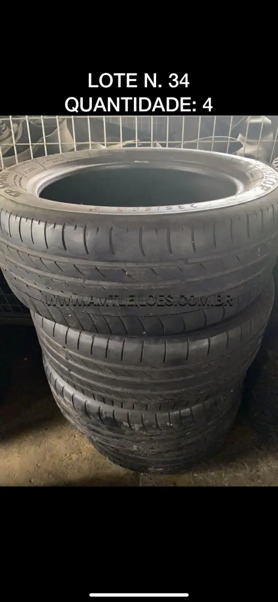 LOTE 034 - 04 PNEUS 235/50 R18