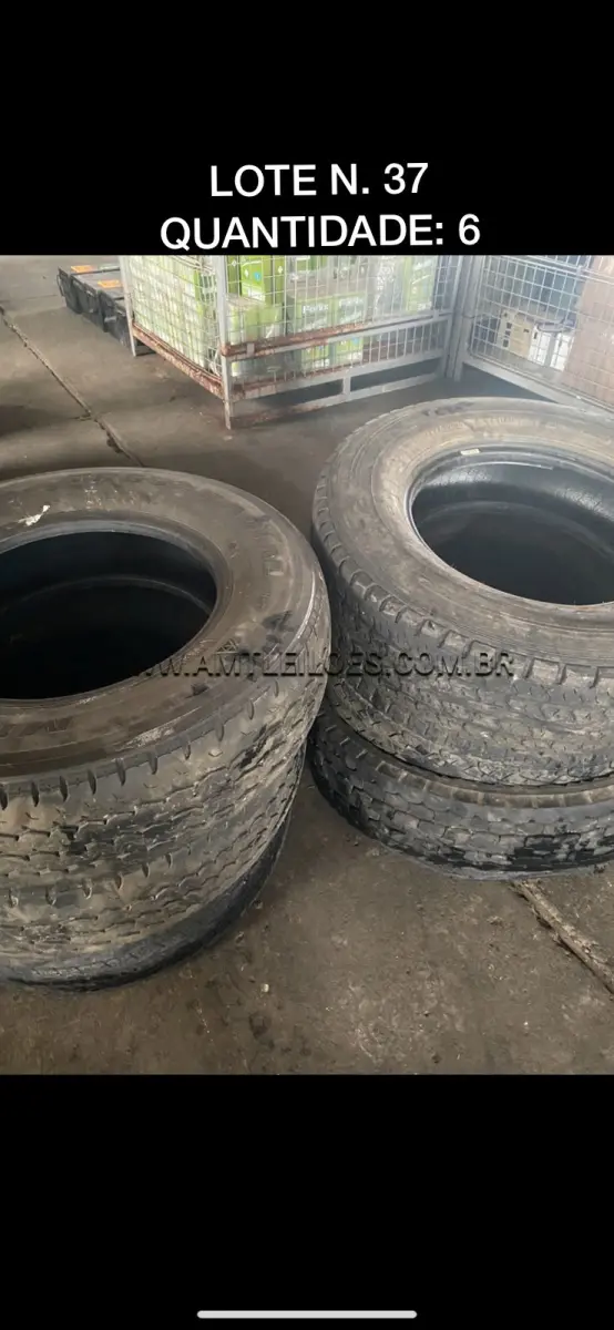 LOTE 037 - 06 PNEUS 225/75 R16