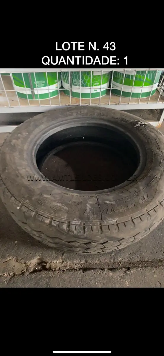 LOTE 043 - 01 PNEU 205/75 R16