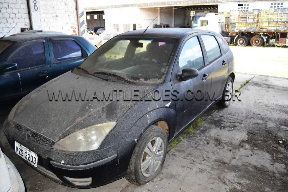 LOTE 009 - Espécie: PASSAGEIRO / Marca: I / Modelo: FORD FOCUS 1.6L HA / Placa: KZS3203 / Ano fabricação: 2006 / Ano modelo: 2006 / Cor: PRETA / Chassi: 8AFDZZFHA6J494045 / Motor: 6J494045 / Renavam: 883434830