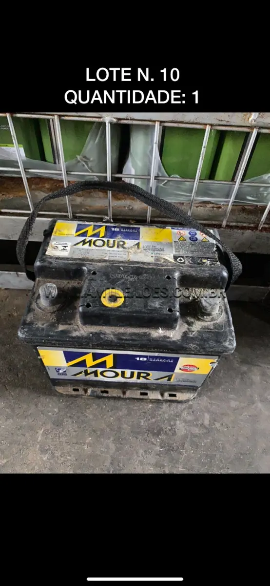 LOTE 010 - 01 BATERIA 18 AH