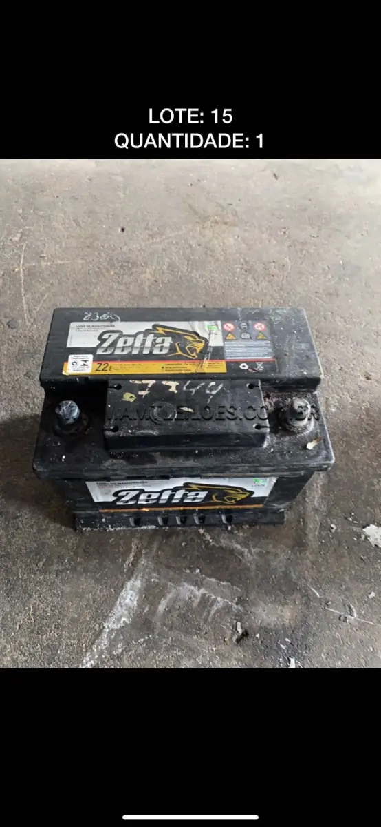 LOTE 015 - 01 BATERIA 50 AH
