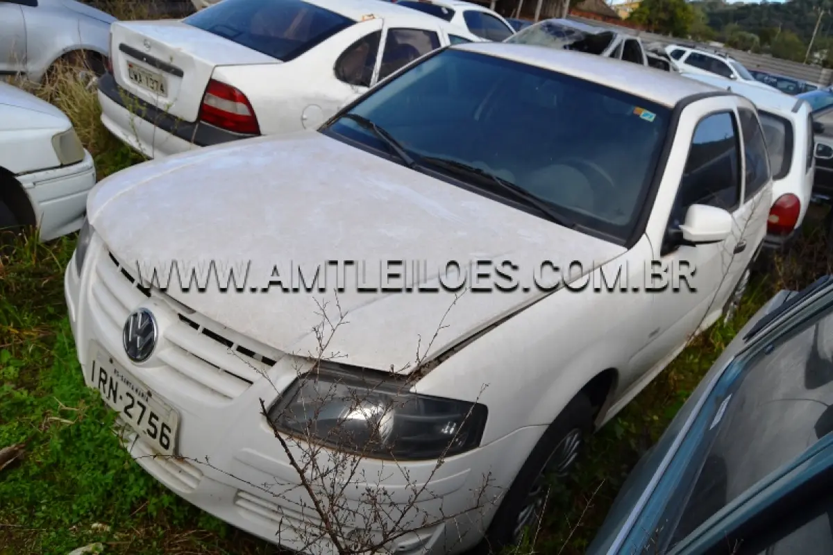 LOTE 007 - VW/GOL 1.0 GIV, Placa: IRN2756, UF: RS; Ano/Mod: 2010; Cor: Branca, RENAVAM: 274710773; Chassi: 9BWAA05W9BP071874; Motor: CCP246902.