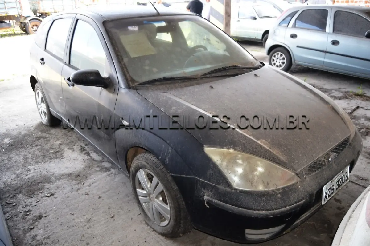 LOTE 009 - Espécie: PASSAGEIRO / Marca: I / Modelo: FORD FOCUS 1.6L HA / Placa: KZS3203 / Ano fabricação: 2006 / Ano modelo: 2006 / Cor: PRETA / Chassi: 8AFDZZFHA6J494045 / Motor: 6J494045 / Renavam: 883434830