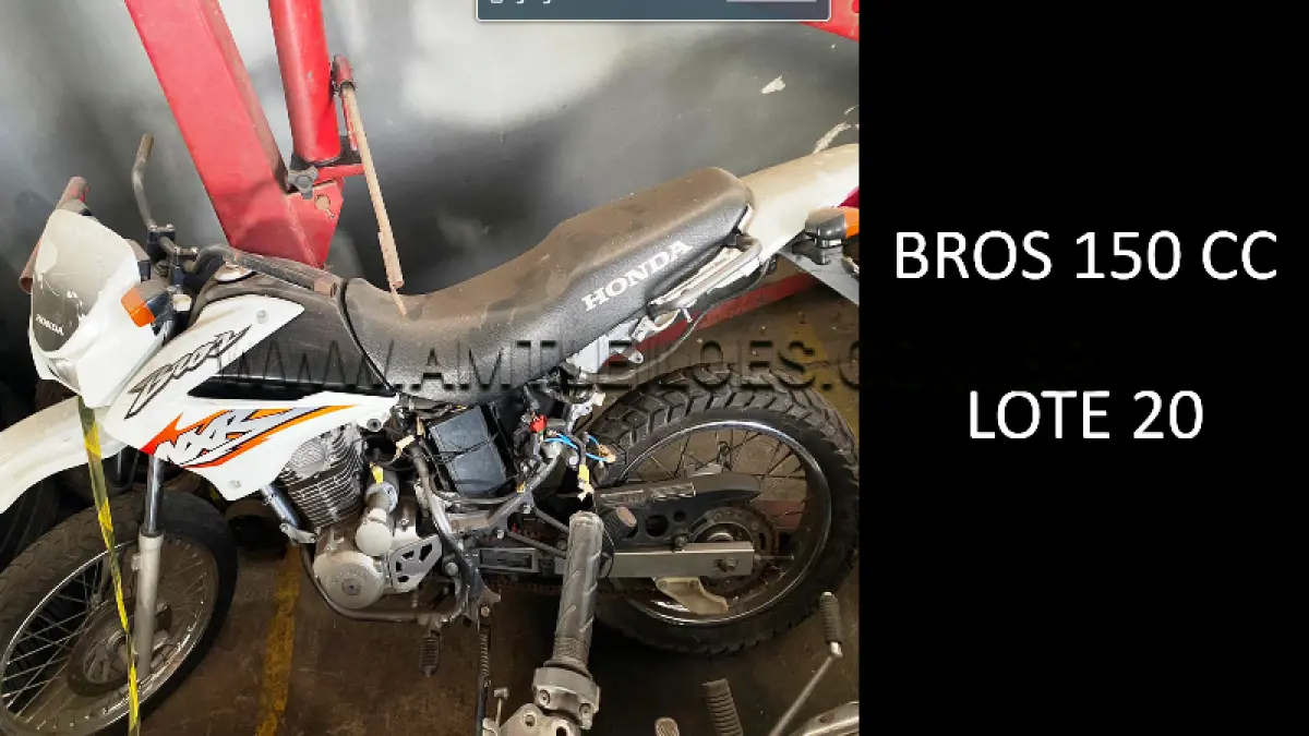 LOTE 020 - MARCA/MODELO: BROS 150 CC