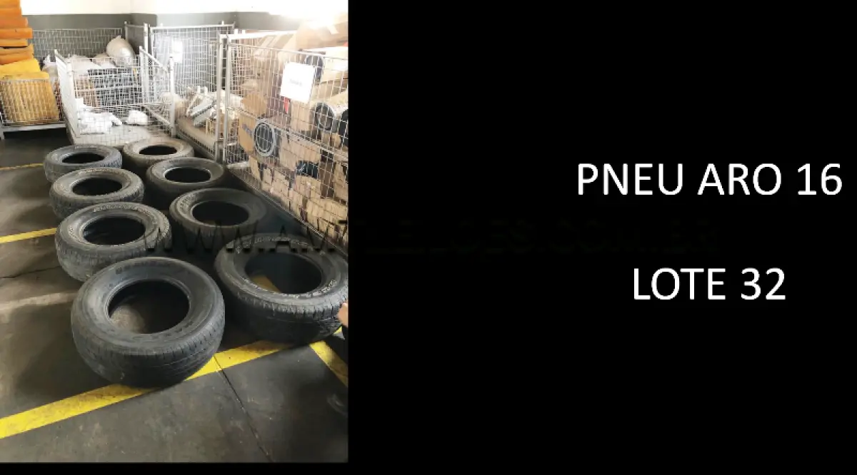 LOTE 032 - 40 UNIDADES DE PNEU ARO 16.