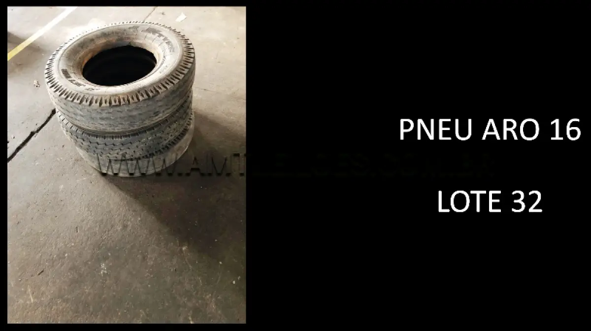 LOTE 032 - 40 UNIDADES DE PNEU ARO 16.
