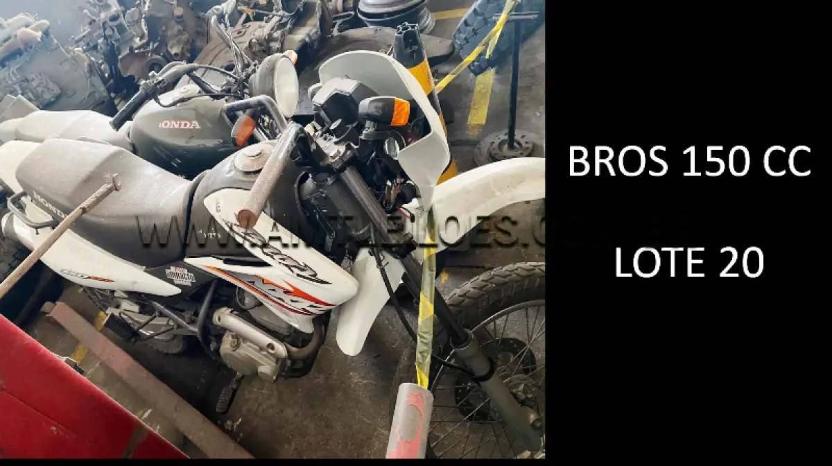 LOTE 020 - MARCA/MODELO: BROS 150 CC