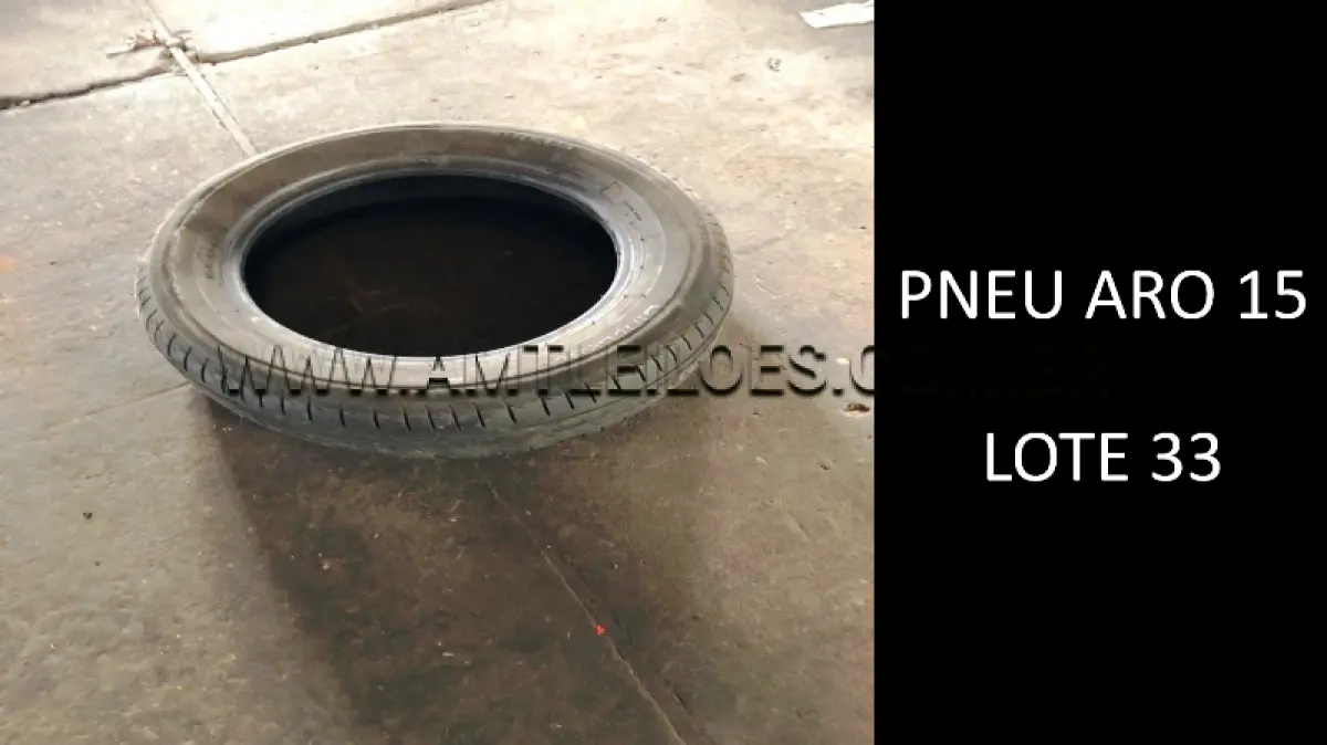 LOTE 033 - 12 UNIDADES PNEU ARO 15