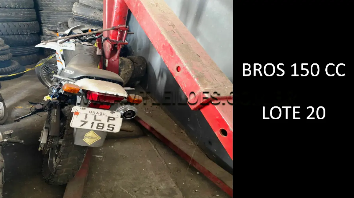 LOTE 020 - MARCA/MODELO: BROS 150 CC