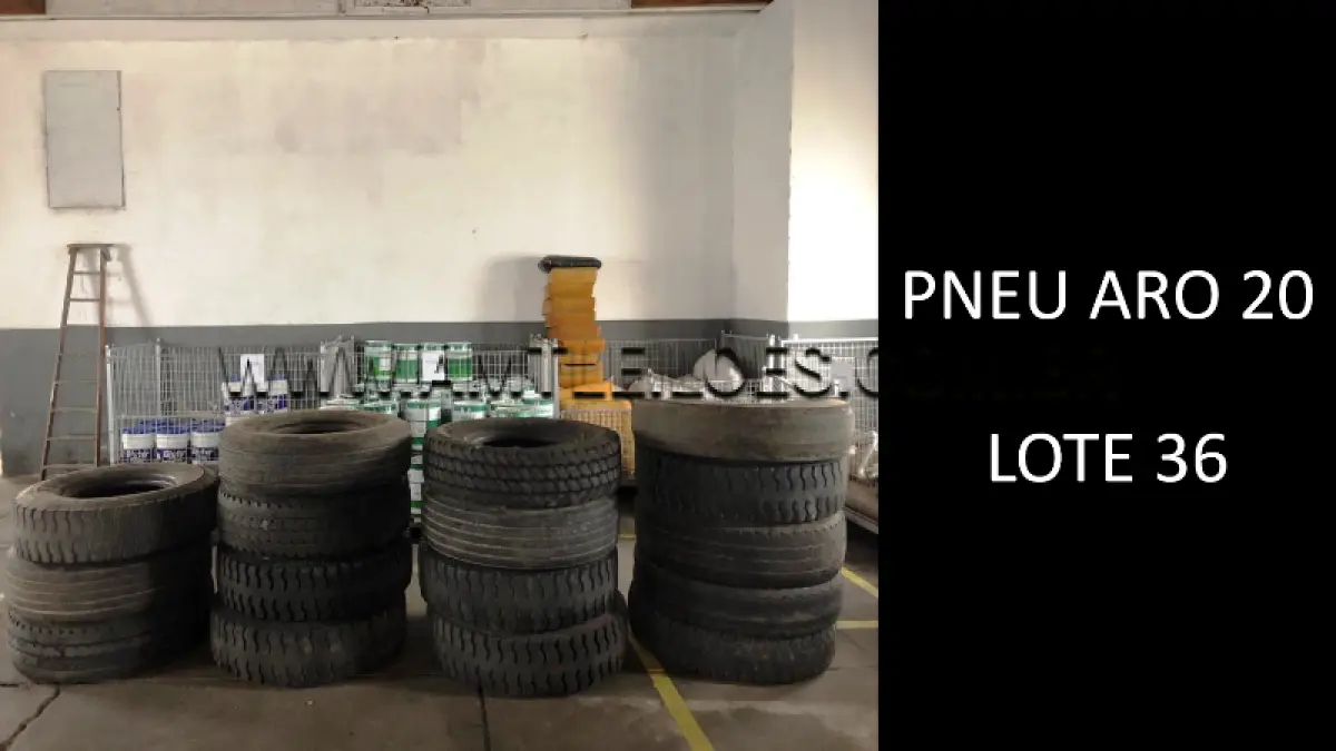 LOTE 036 - 18 UNIDADES PNEU ARO 20