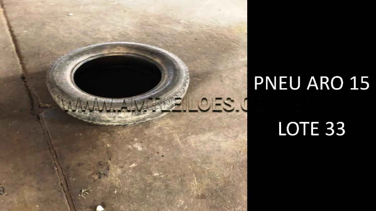 LOTE 033 - 12 UNIDADES PNEU ARO 15