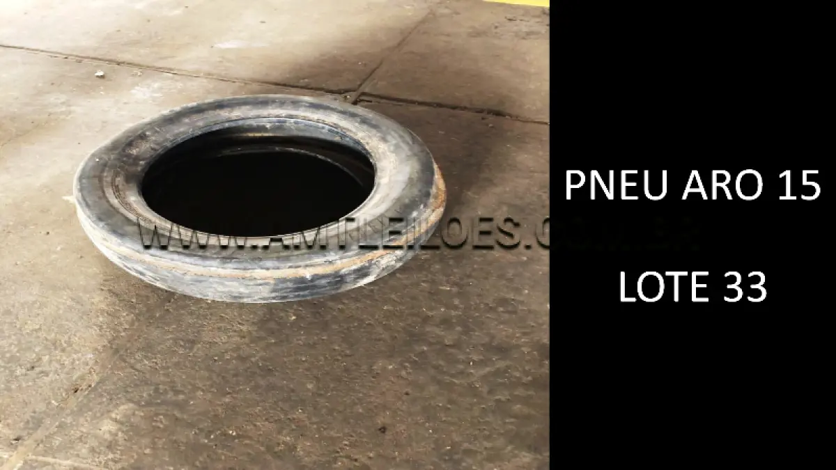 LOTE 033 - 12 UNIDADES PNEU ARO 15