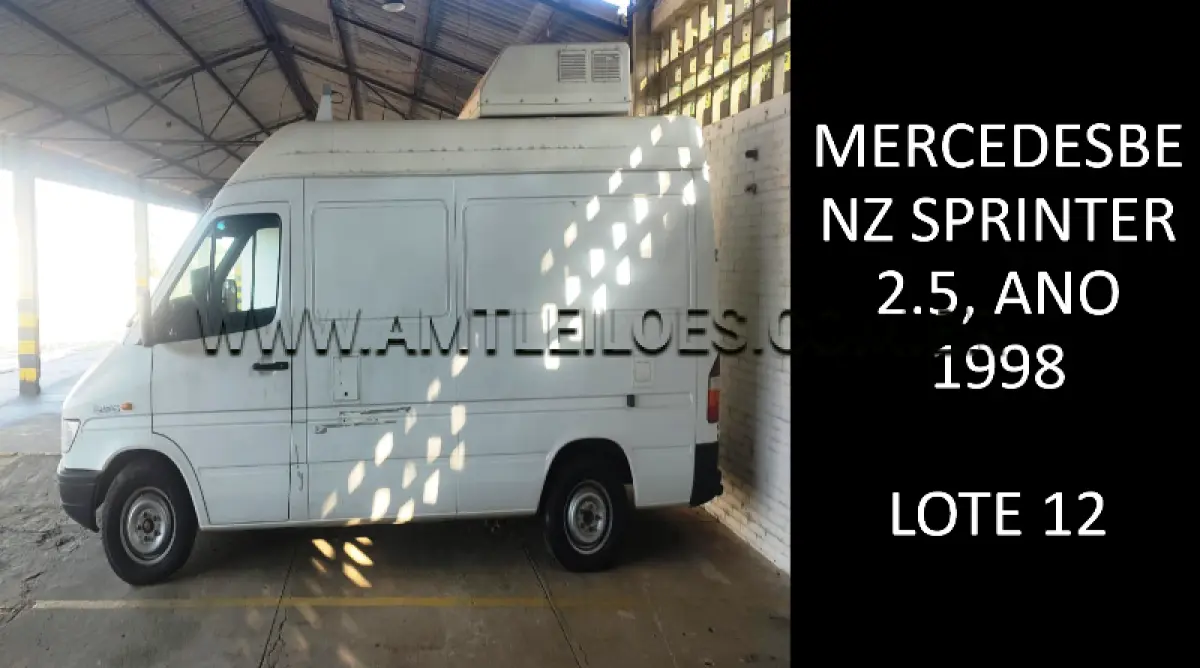 LOTE 012 - MARCA/MODELO: MERCEDES-BENZ SPRINTER 2.5, ANO: 1998.