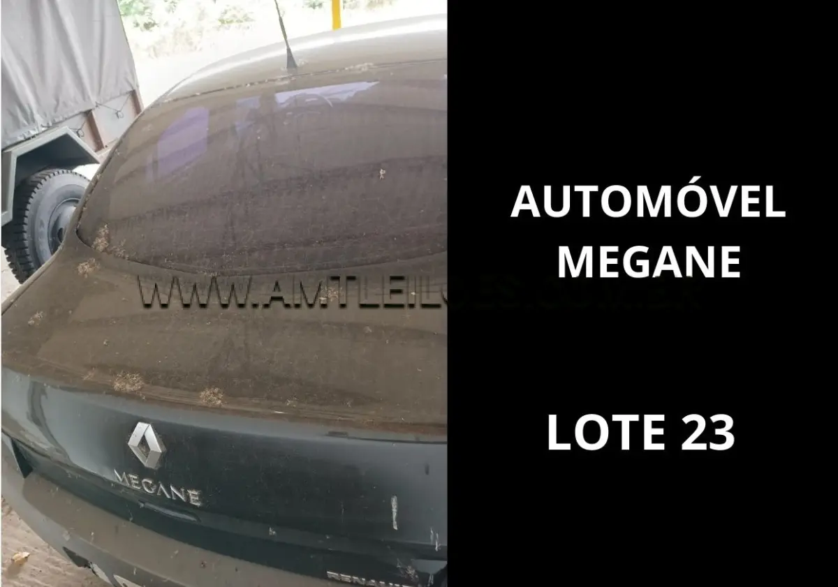 LOTE 023 - MARCA/MODELO: AUTOMÓVEL EMP GE RENAULT / MEGANE SEDAN 2.0 DYN 05PSG 4X2,  ANO: 2009.
