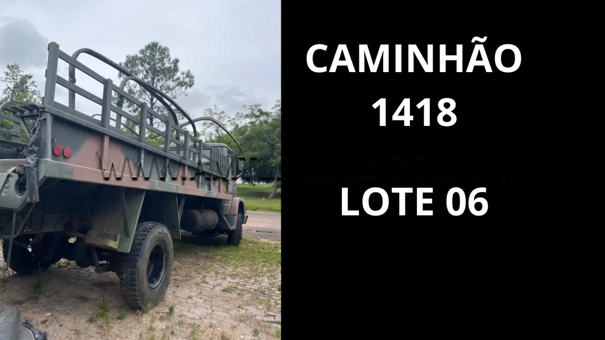 LOTE 006 - MARCA/MODELO: VIATURA CAMINHÃO MERCEDES - BENZ / EMP GE LA1418/51 5T 4X4, ANO: 1998; Pneus: 11.00R22.5 (30 unidades) 10.00R20 (21 unidades) Aro R22.5 (29 unidades) 9.00R20 (13 unidades) Aro 16 (45 unidades) Aro 17 (27 unidades) Aro 15 (8 unidades) Aro 14 (6 unidades) Não especificado (5 unidades).