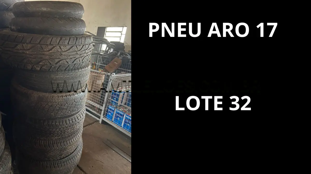 LOTE 032 - MARCA/MODELO: PNEU ARO 17, 15 unidades