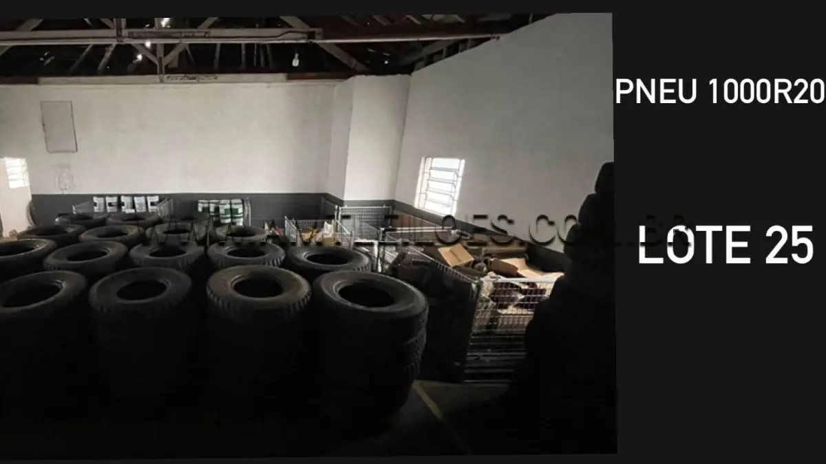 LOTE 025 - MARCA/MODELO: PNEU / 1000R20, 85 unidades