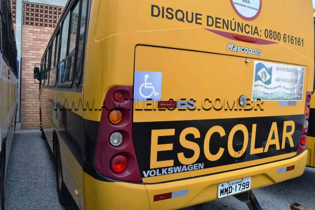 LOTE 003 - MARCA/MODELO: ÔNIBUS ESCOLAR VW/ 15.190 - Ano /modelo: 2011/2012