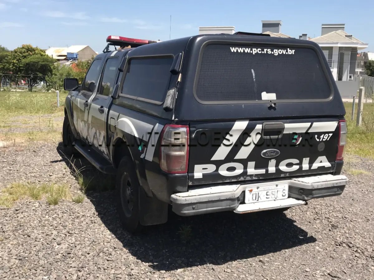 LOTE 008 - I/FORD RANGER XL 13P, ANO/MODELO: 2009/2010