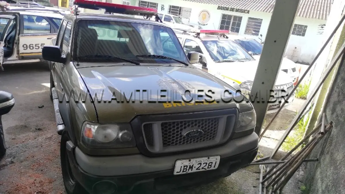 LOTE 075 - I/FORD RANGER XLS 12A, ANO/MODELO: 2008/2008