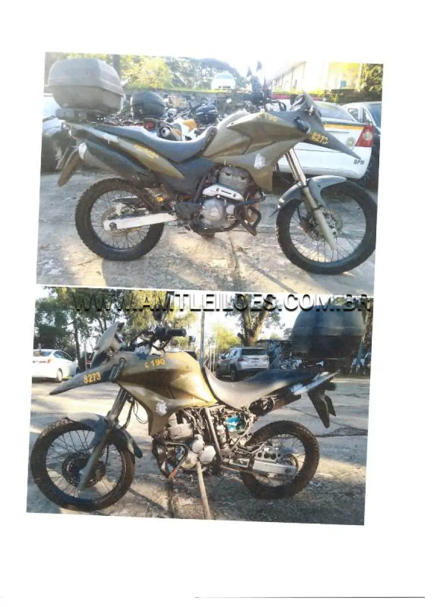 LOTE 059 - HONDA/XRE 300, ANO/MODELO: 2012/2012
