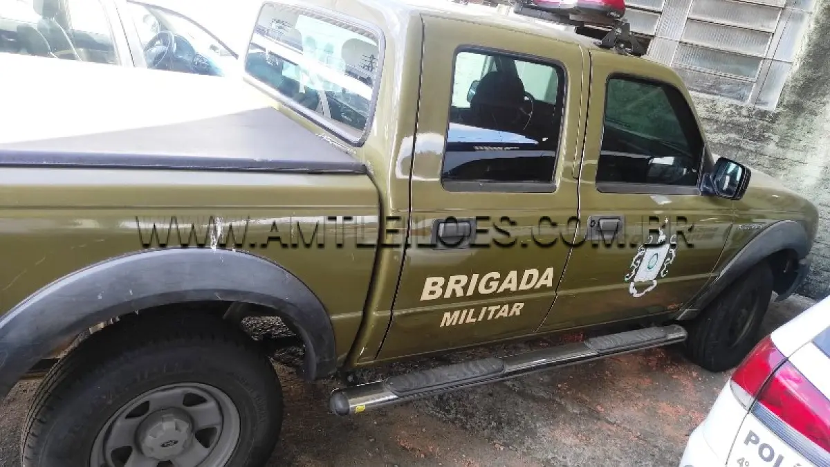 LOTE 075 - I/FORD RANGER XLS 12A, ANO/MODELO: 2008/2008
