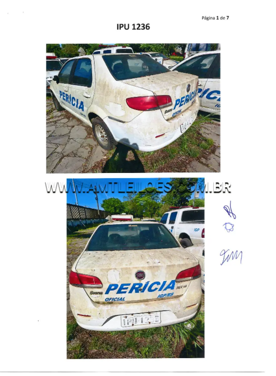 LOTE 154 - FIAT/SIENA HLX FLEX, ANO/MODELO: 2009/2009