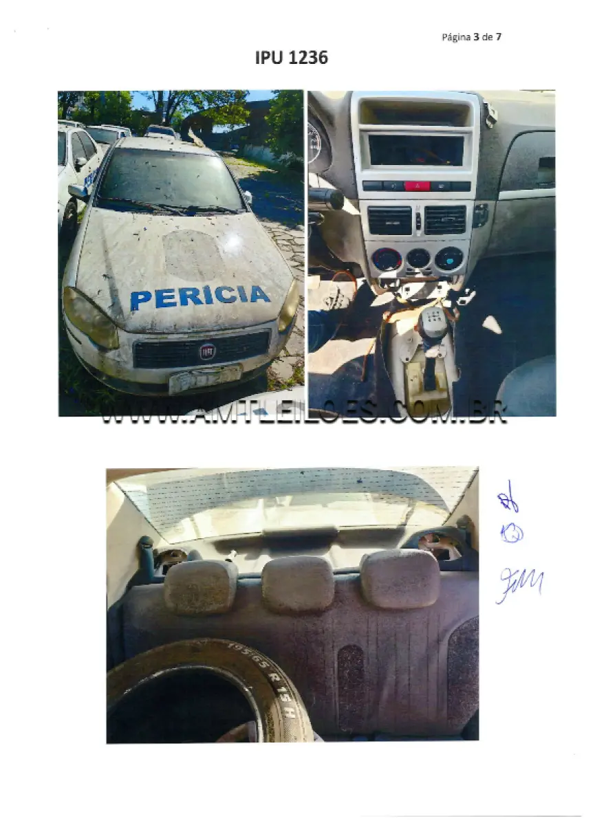 LOTE 154 - FIAT/SIENA HLX FLEX, ANO/MODELO: 2009/2009