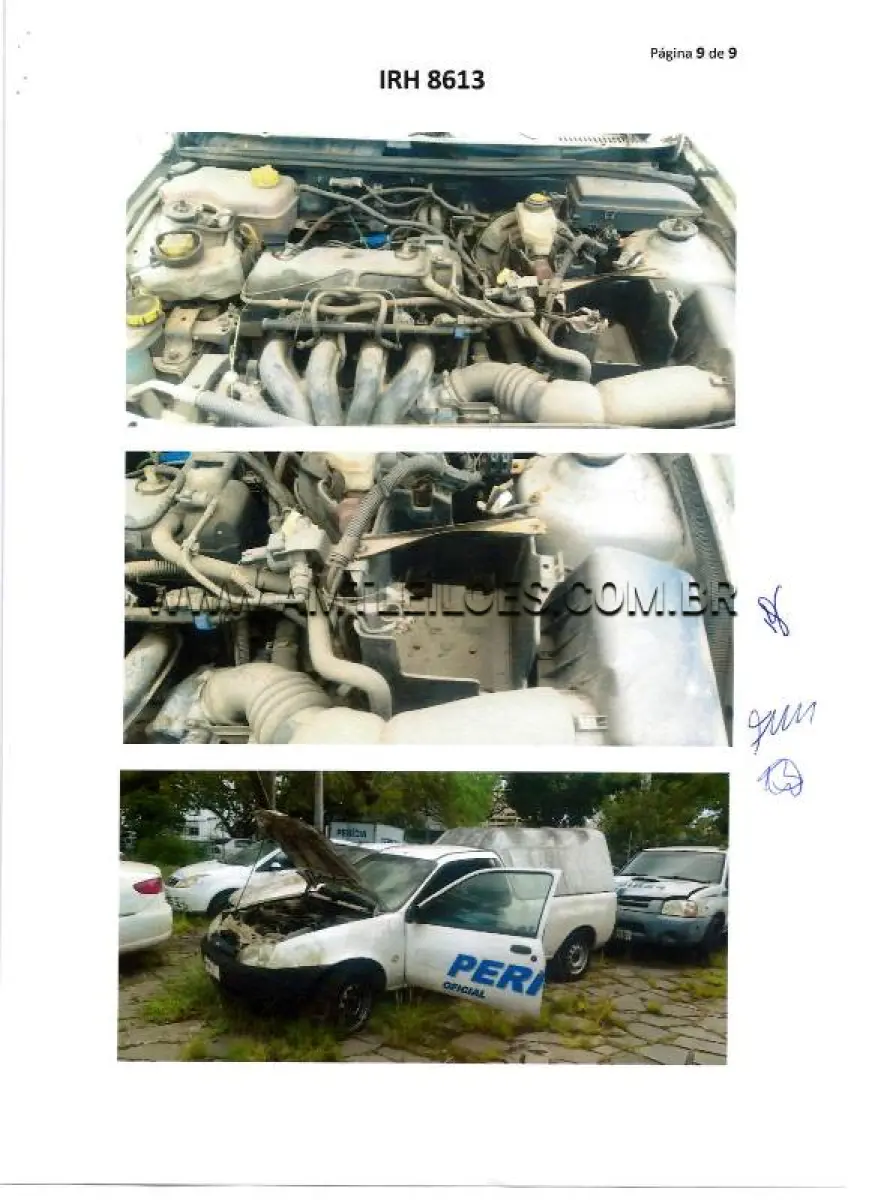 LOTE 150 - FORD/COURIER L 1.6 FLEX, ANO/MODELO: 2010/2011
