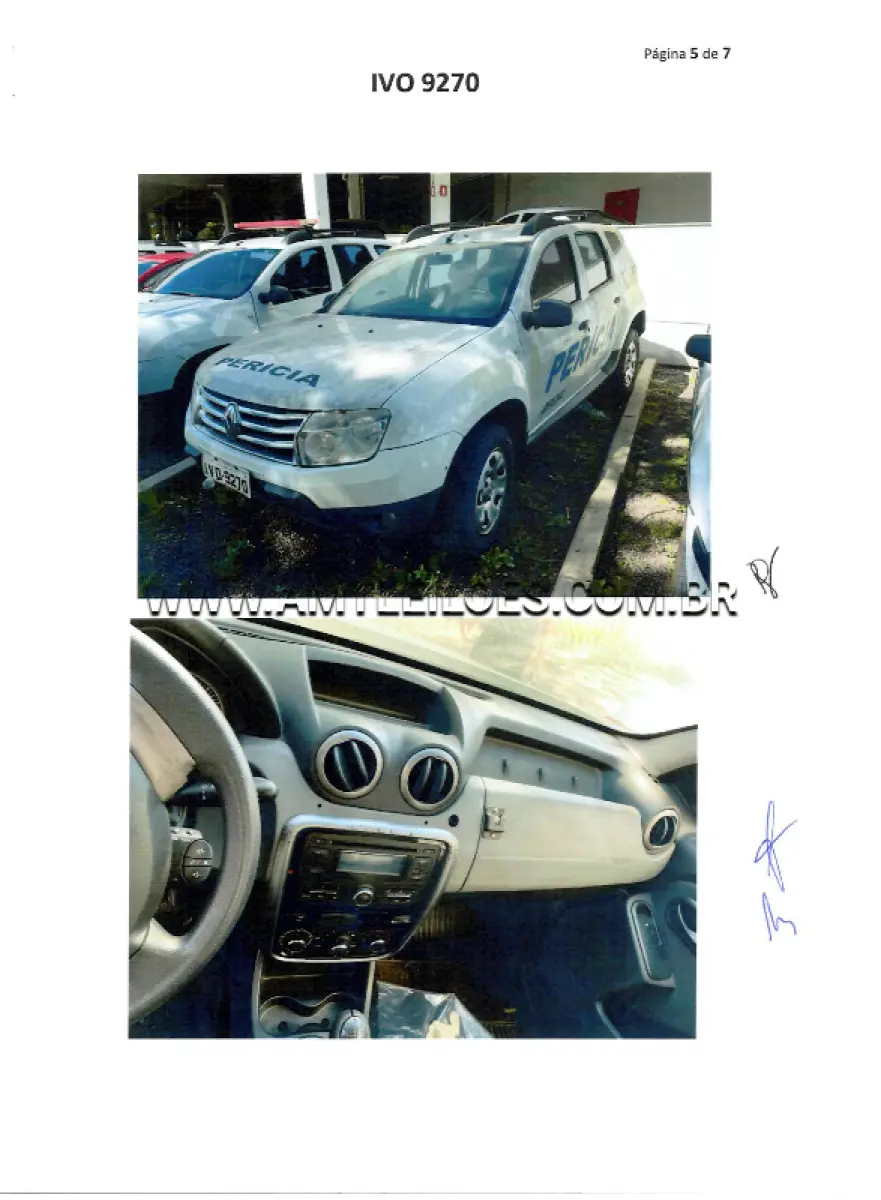 LOTE 156 - RENAULT/DUSTER 16 E 4X2, ANO/MODELO: 2014/2015